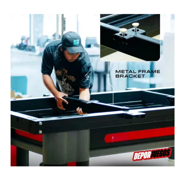 Mesa de pool americana RED PHANTOM-9FT - Vista 1