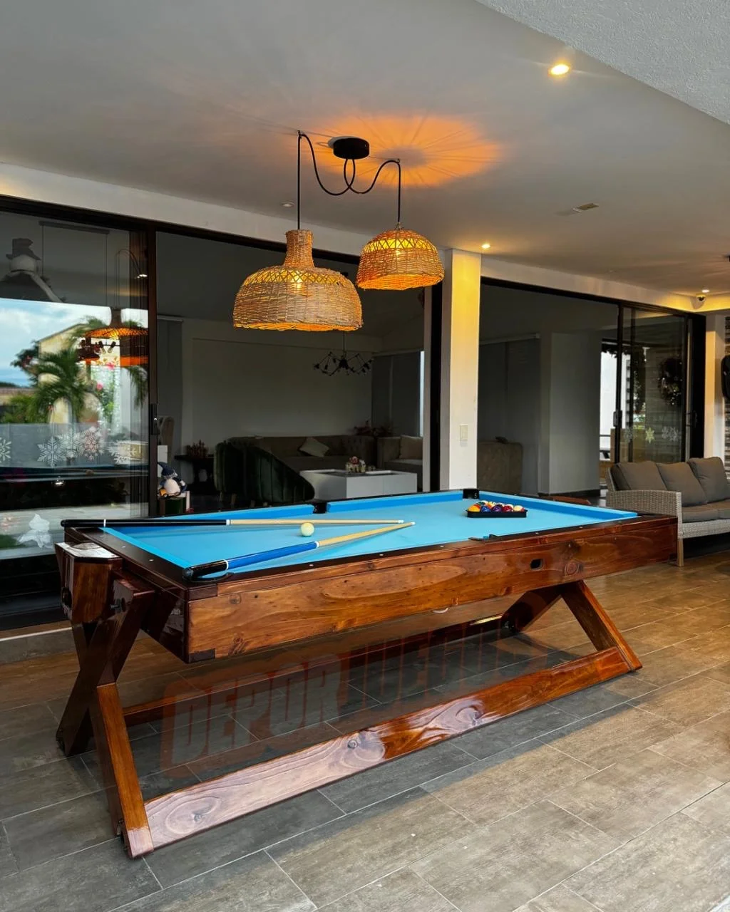 Mesa multifuncional 4 en 1 Diseño Romano - Vista 4