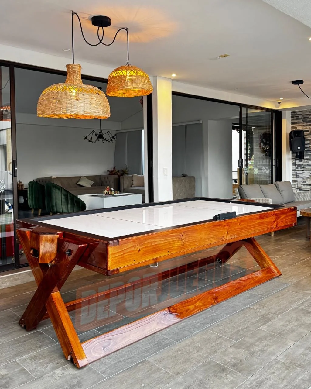 Mesa multifuncional 4 en 1 Diseño Romano - Vista 1