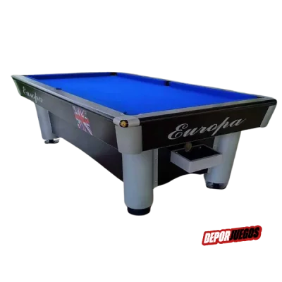 Mesa de billar o Pool estilo Europa restaurada
